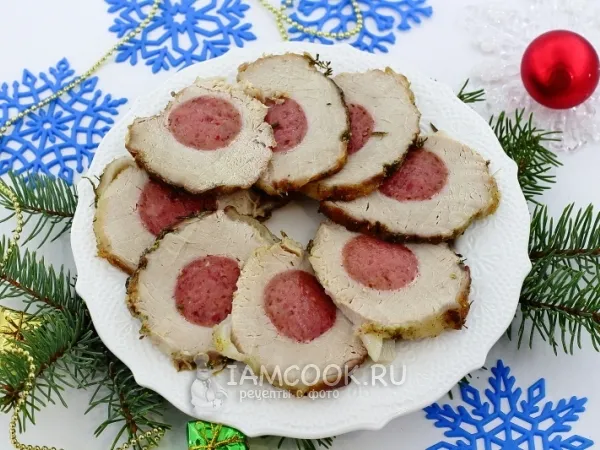 Фото блюда: Буженина с колбасой