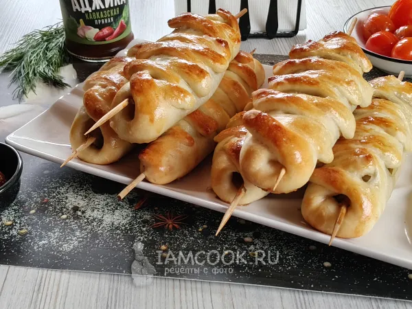 Фото блюда: Люля-кебаб в тесте