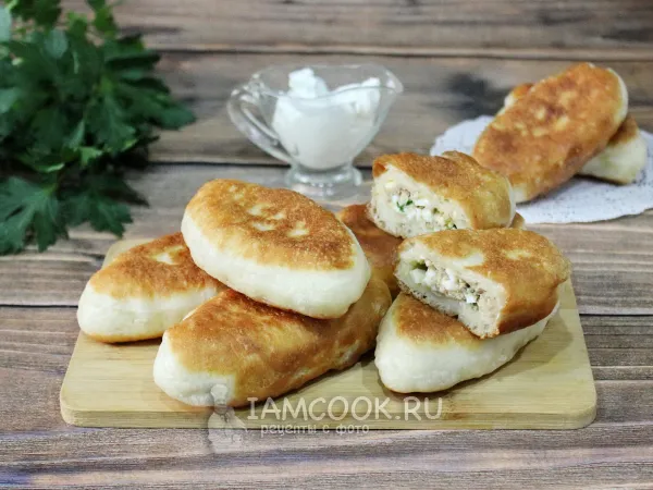 Фото блюда: Пирожки с тунцом (жареные)