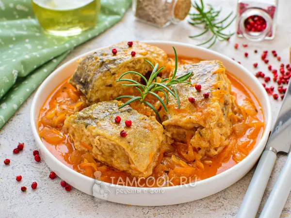 Фото блюда: Пикша под маринадом (классический рецепт)