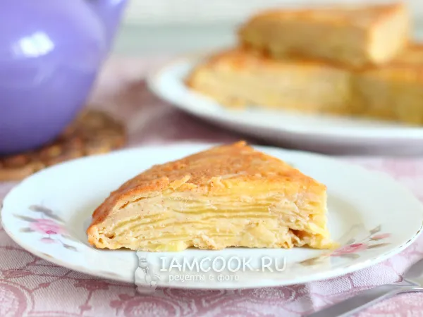 Фото блюда: Невидимый яблочный пирог