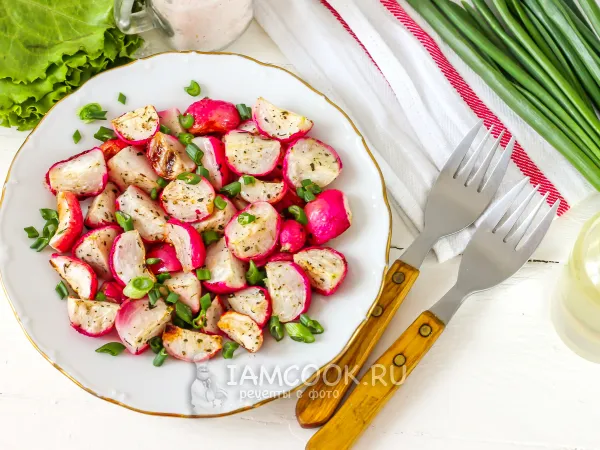 Фото блюда: Запеченный редис