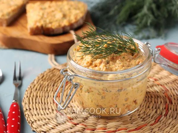 Фото блюда: Намазка из яиц и плавленого сыра