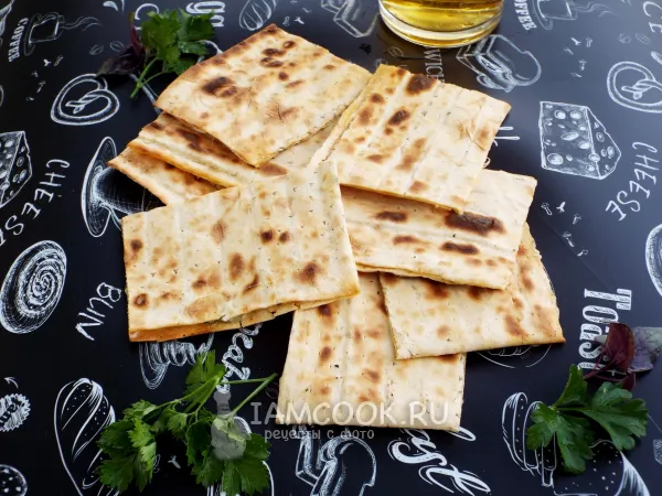 Фото блюда: Лаваш с сыром на мангале
