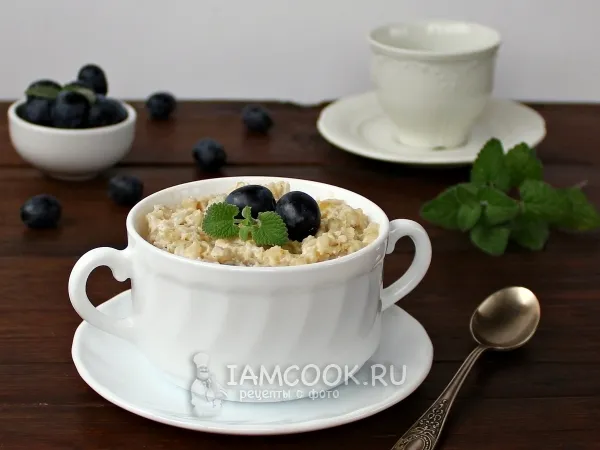 Фото блюда: Молочная перловая каша в мультиварке