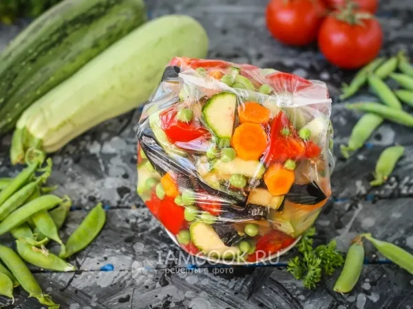 Фото блюда: Заморозка для овощного рагу на зиму