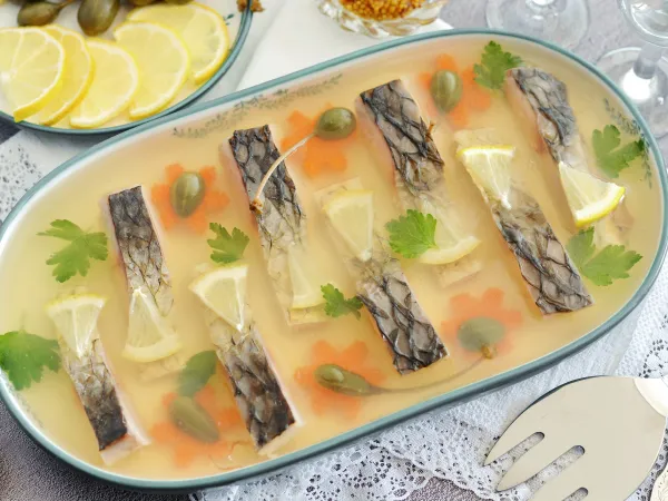 Фото блюда: Заливное из сазана