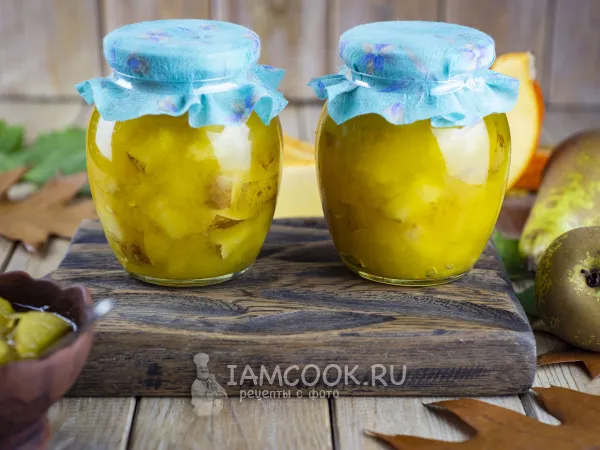 Фото блюда: Варенье из груш с тыквой
