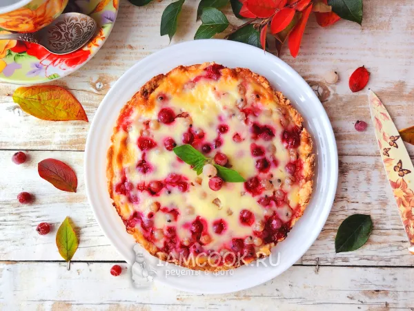 Фото блюда: Цветаевский пирог со смородиной