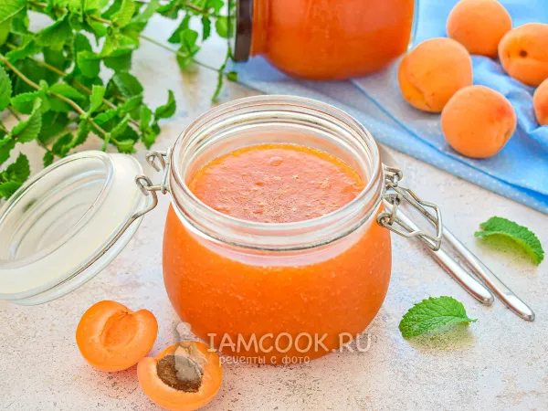 Фото блюда: Конфитюр из абрикосов с желатином на зиму