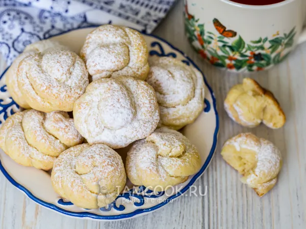 Фото блюда: Быстрое печенье на сметане