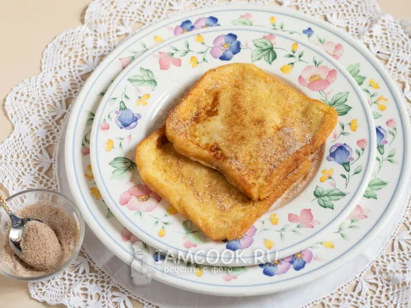 Фото блюда: Гренки «Бедный рыцарь»