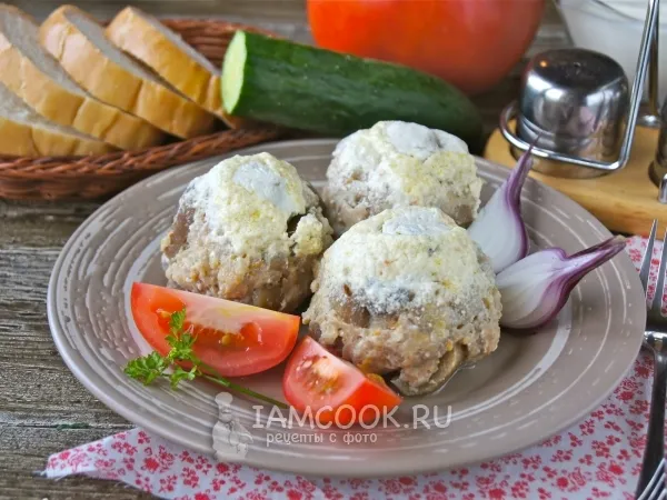Фото блюда: Тефтели с грибами
