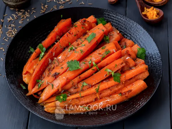 Фото блюда: Тушеная морковь
