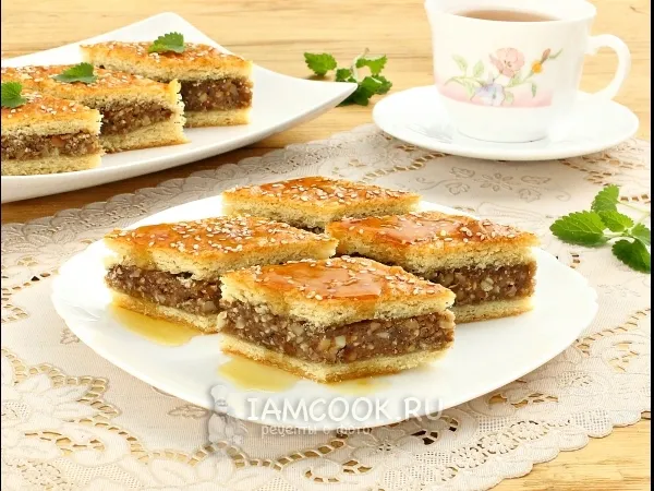 Фото блюда: Хегазея (египетский пирог с корицей)