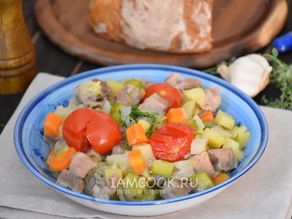 Фото блюда: Рагу с телятиной по-средиземноморски