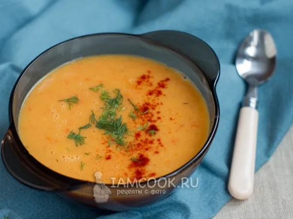 Фото блюда: Постный гороховый суп-пюре