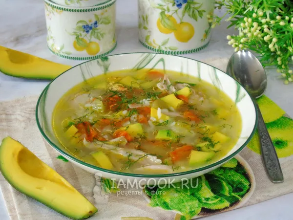 Фото блюда: Суп с авокадо