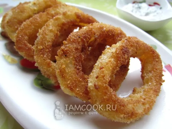 Фото блюда: Кольца кальмара в кляре