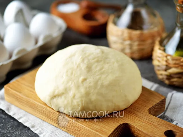 Фото блюда: Тесто для пиццы на сыворотке (+пицца)