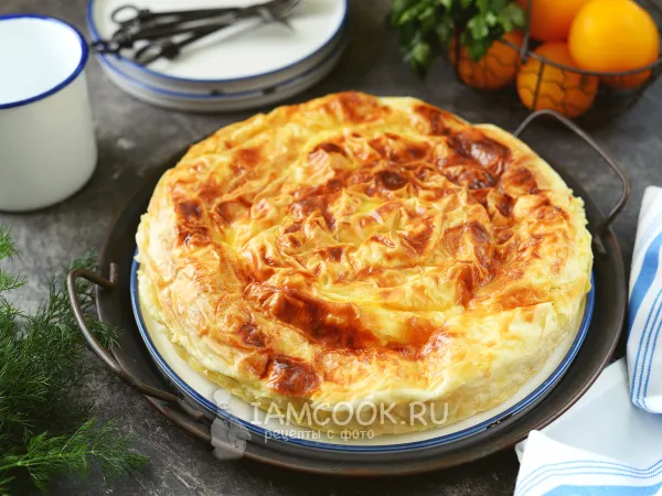 Фото блюда: Баница из теста фило