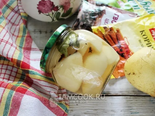 Фото блюда: Маринованные груши с лимонной кислотой