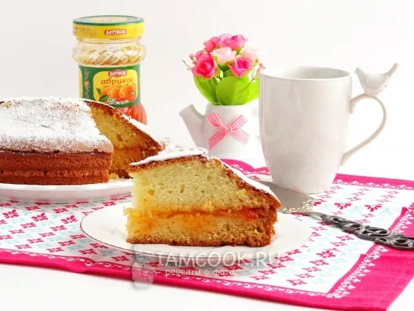 Фото блюда: Бисквит на кефире без яиц