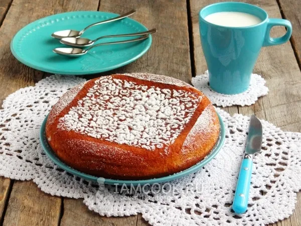 Фото блюда: Кекс на молоке в мультиварке