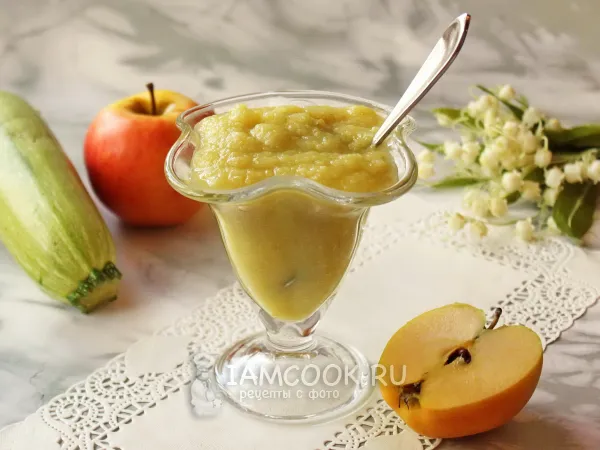 Фото блюда: Яблочно-кабачковое пюре