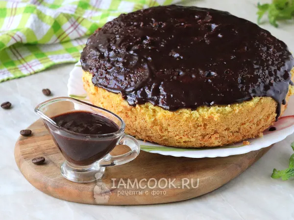 Фото блюда: Шоколадная глазурь из какао и сметаны