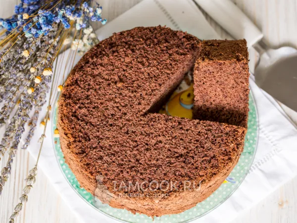 Фото блюда: Бисквит с кукурузным крахмалом