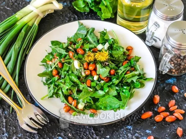 Фото блюда: Салат из одуванчиков по-китайски