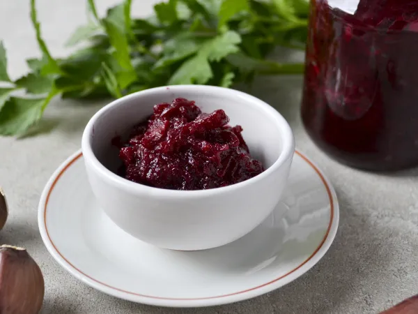 Фото блюда: Икра из свеклы с чесноком на зиму