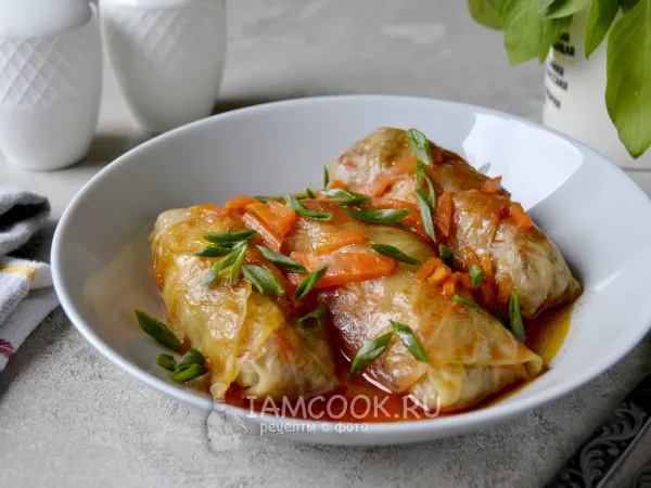 Фото блюда: Голубцы с гречкой и фаршем