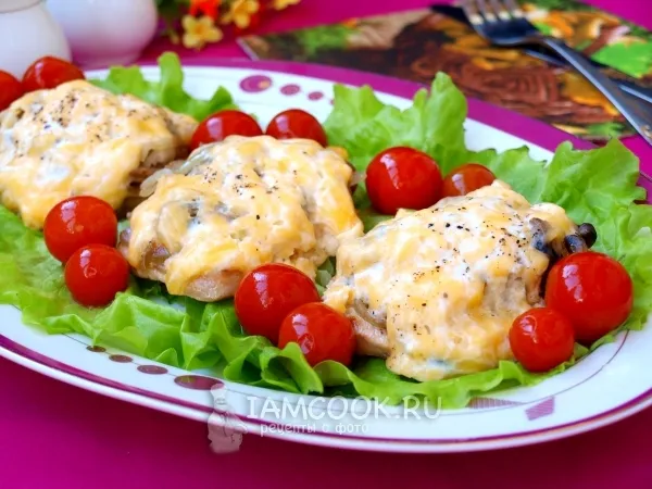 Фото блюда: Мясо по-французски на сковороде