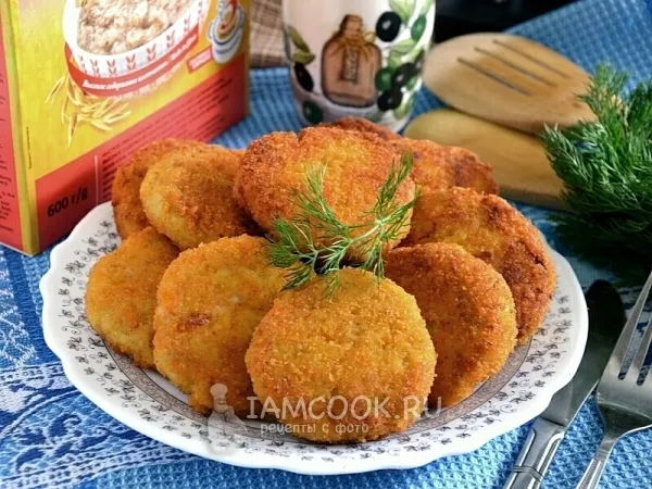 Фото блюда: Сочные куриные котлеты на сковороде