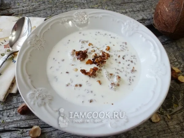 Фото блюда: Гречка с кокосовым молоком и фундуком