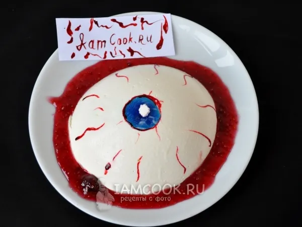 Фото блюда: Желе сметанное для Хэллоуина