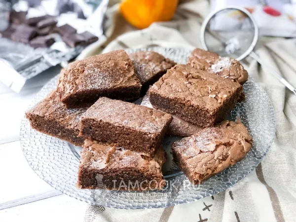 Фото блюда: Брауни с апельсином