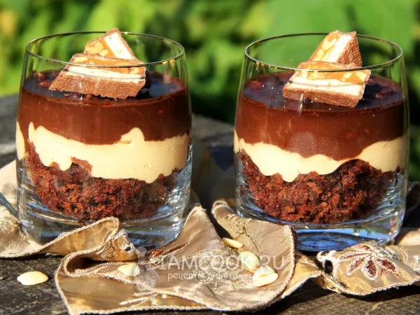 Фото блюда: Трайфл Сникерс