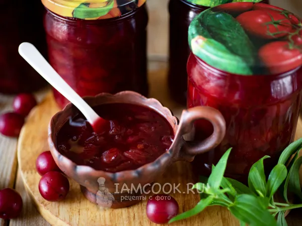 Фото блюда: Варенье из алычи с лимоном и апельсином