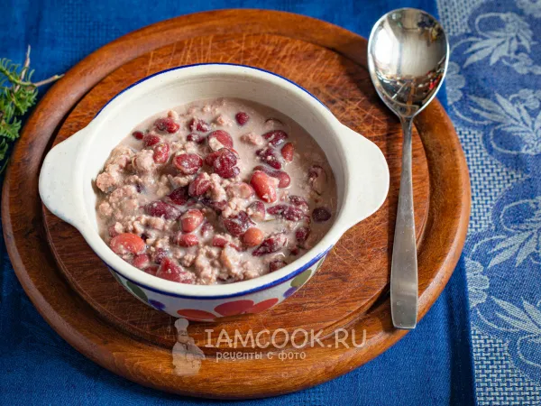 Фото блюда: Красная фасоль с фаршем