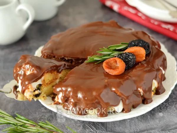 Фото блюда: Торт с курагой и черносливом