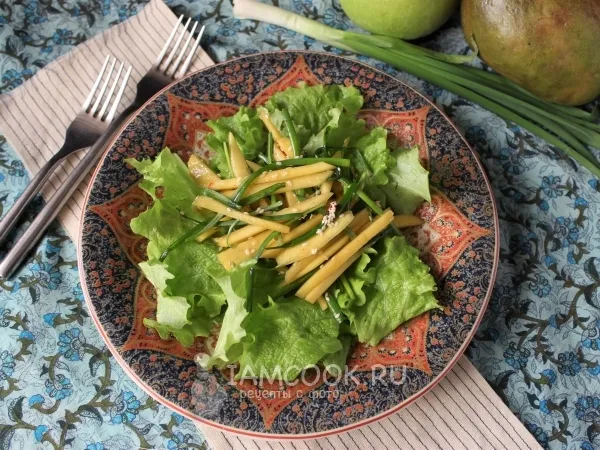 Фото блюда: Салат из манго