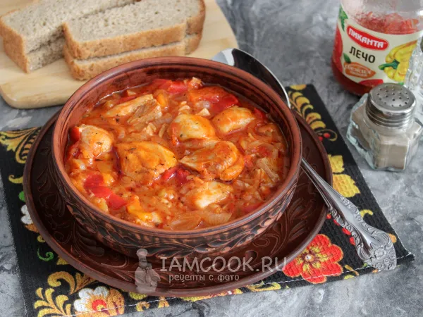 Фото блюда: Курица в лечо