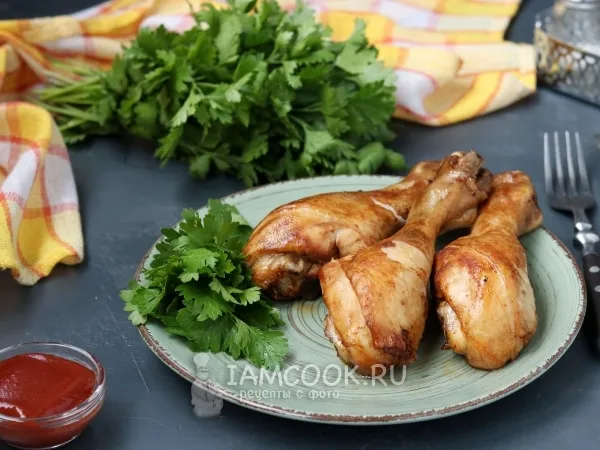 Фото блюда: Куриные голени в кофейном маринаде