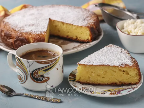 Фото блюда: Творожный манник на сметане