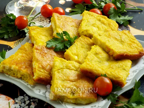 Фото блюда: Пирог из тыквы с кабачком