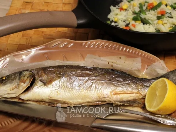 Фото блюда: Сибас в духовке