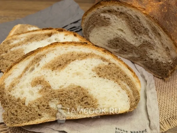 Фото блюда: Хлеб «Мраморный»